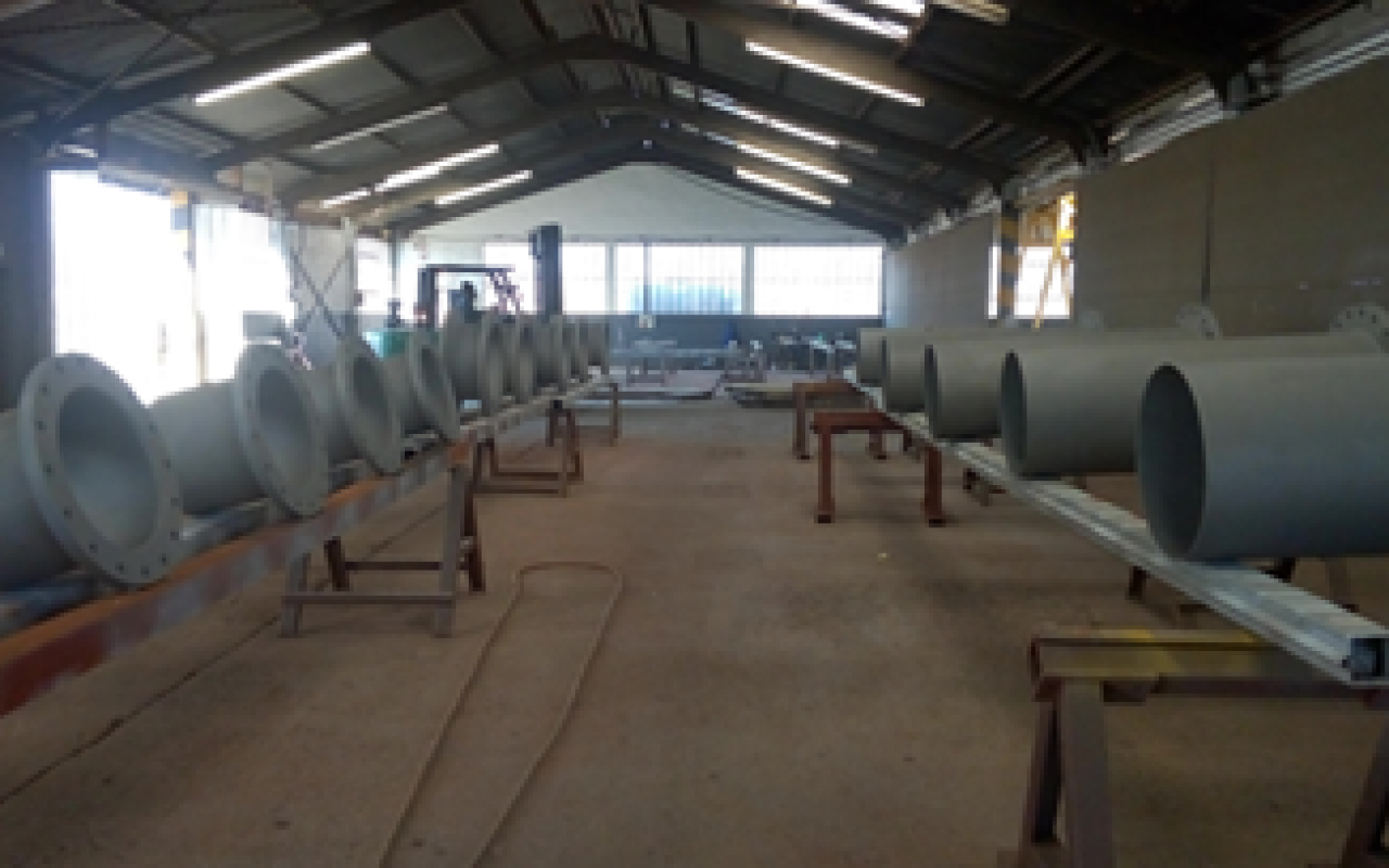 2000㎡ Under Roof Painting Area